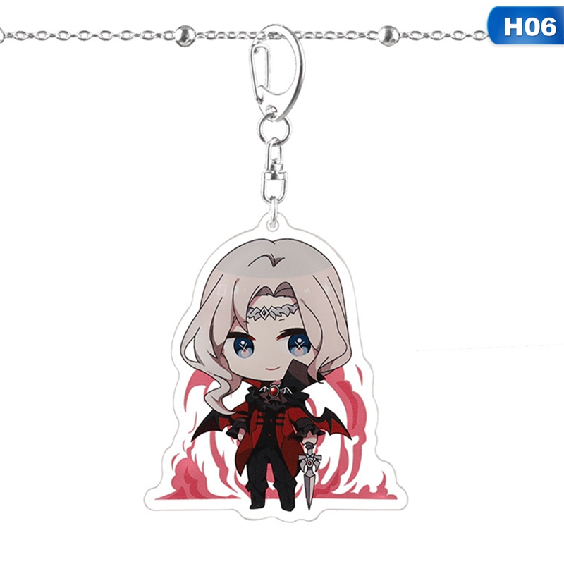 flowersqueen Móc Khóa Kim Loại Hình Nhân Vật Hoạt Hình Nhật Bản Dễ Thương