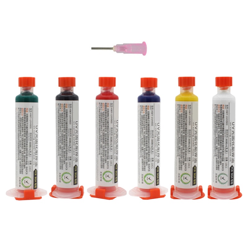 Bút Hàn Mực UVh900 Uv Màu Đen / Xanh Dương / Đỏ