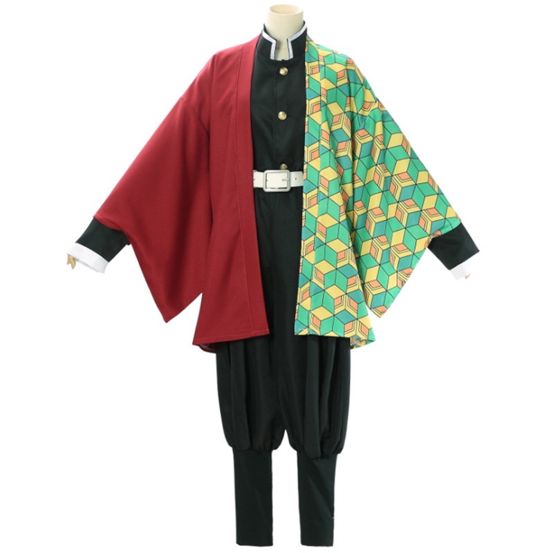 Trang Phục Kimono Hóa Trang Nhân Vật Tanjirou Kamado Nezuko Cho Bé Trai