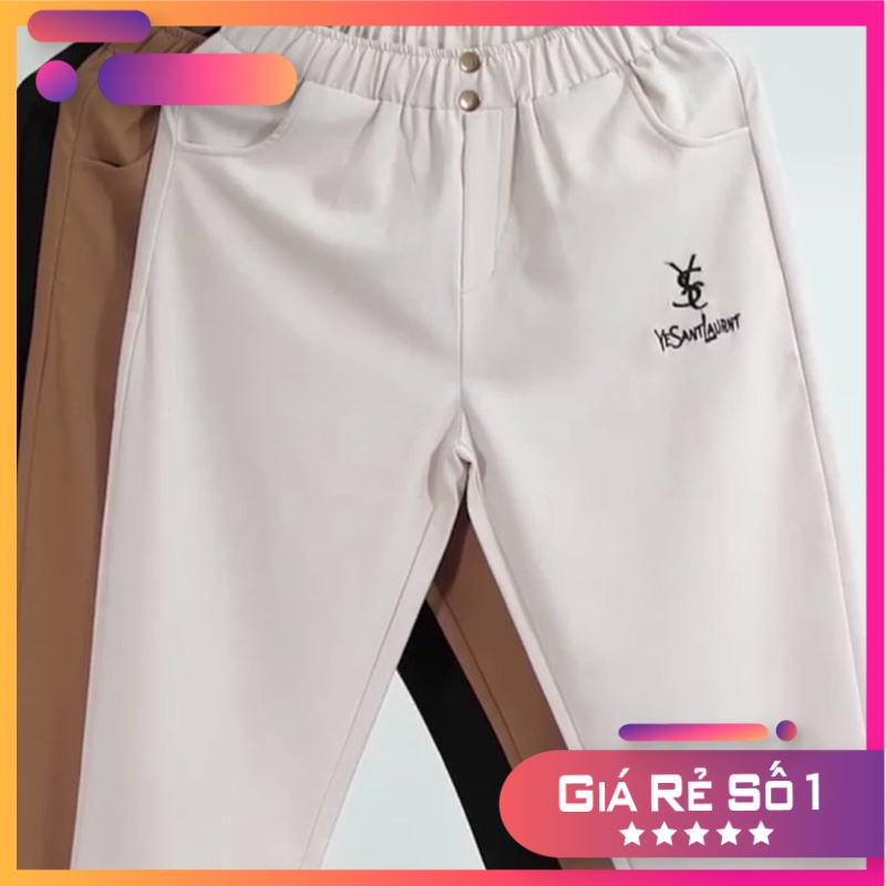 Mã 152 Quần Dài Đũi Dáng Basic, Quần Đũi Nữ Lưng Chun - Có Bigsize 80kg