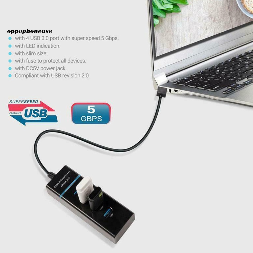 Bộ Chia 4 Cổng Usb 3.0 Tiện Dụng