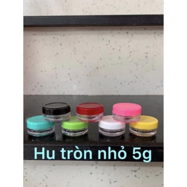 Hủ nhựa tròn và vuông 5g/10g - Hủ chiết mỹ phẩm