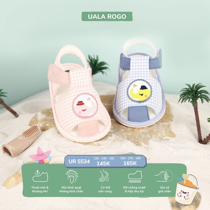 UALA ROGO Giày / Dép tập đi thương hiệu Uala Rogo cho bé