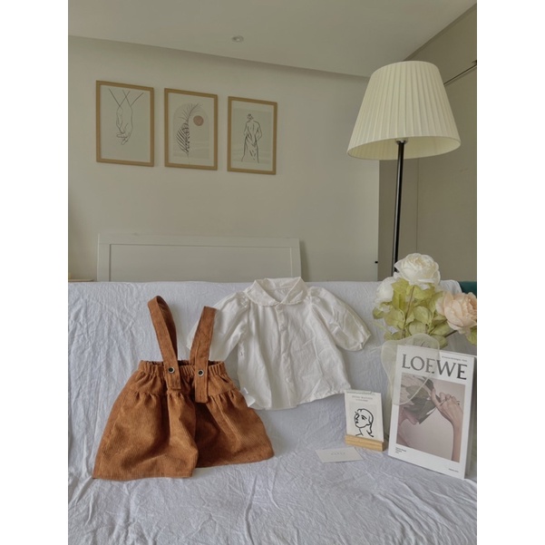 Set áo + yếm liier em bé Nanci room