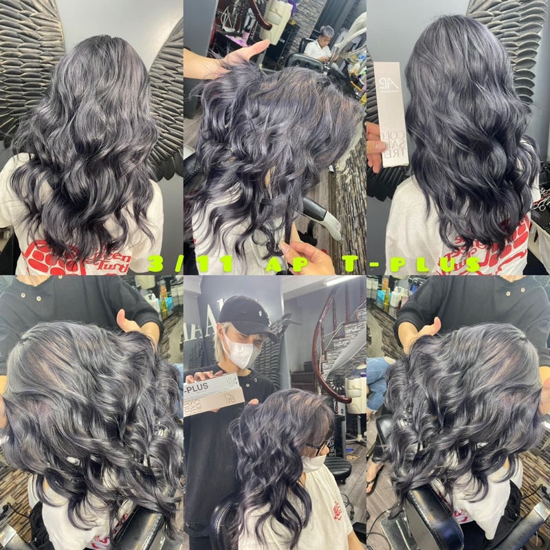Thuốc Nhuộm Tóc Khói Trì, Xám Chì 3/11 AP Không Cần Tẩy