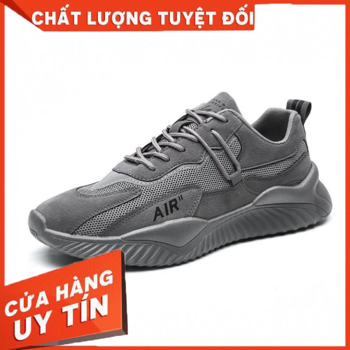 Giày Thể Thao Nam AIR,Giày Thể Thao Cao Cấp Có Khắc Họa Tiết Để Tăng Độ Ma Sát, Chống Trơn Trượt êm ái . - Hàng nhập
