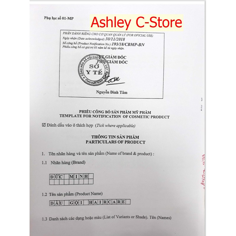 Dầu Gội Chống Gàu Và Nấm Da Đầu HAIRCARE  - Hàng Công Ty