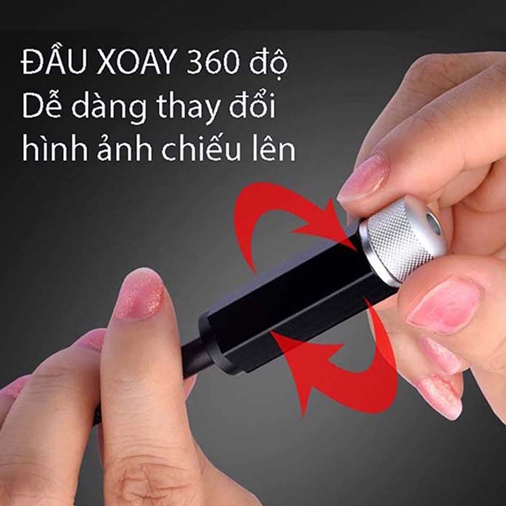 Đèn LED USB chiếu hình bầu trời sao tạo bầu không khí thích hợp trang trí bên trong xe hơi