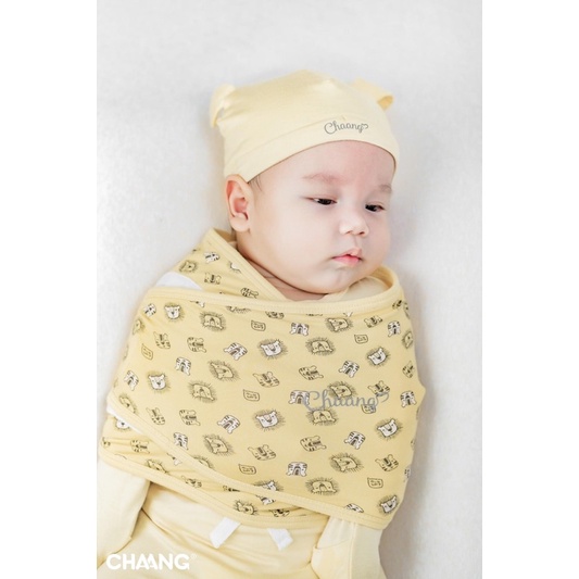 Quấn kén Chaang sơ sinh cotton hè mát Quấn ủ