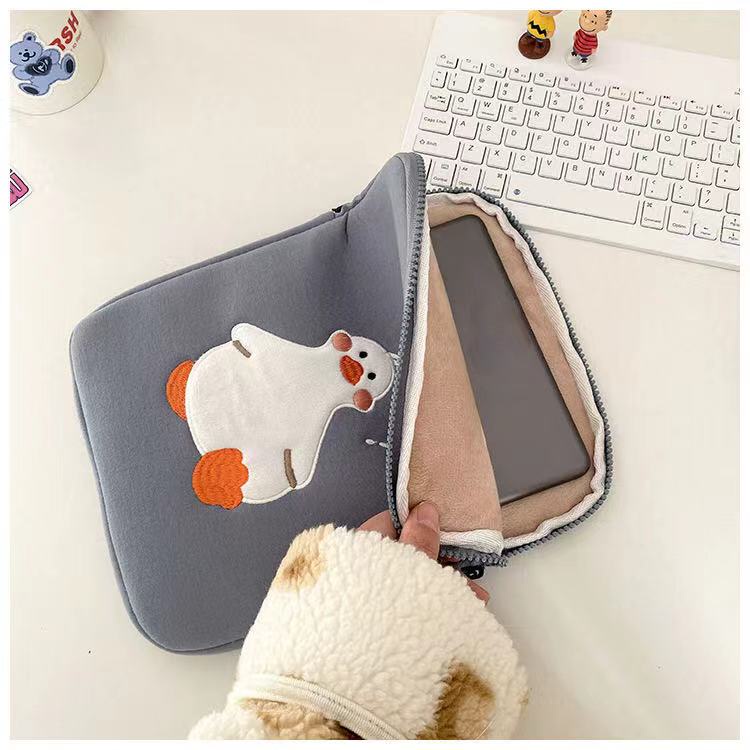 Túi đựng laptop hình vịt con thích hợp cho máy tính xách tay 10/11 inch 13/14 inch 15/15.6 inch