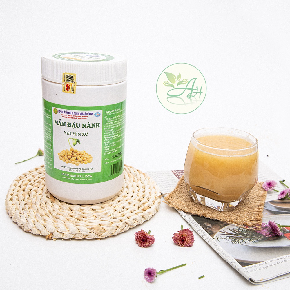 Mầm đậu nành nguyên xơ có đủ giấy ATVSTP hộp 0.5 kg