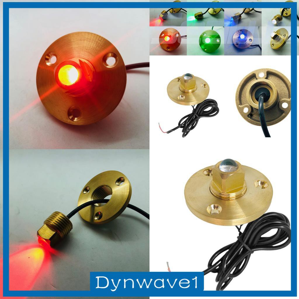 Nút Chặn Ống Thoát Nước Có Đèn Led Bằng Đồng Thau Cho Tàu Thuyền Dynwave1