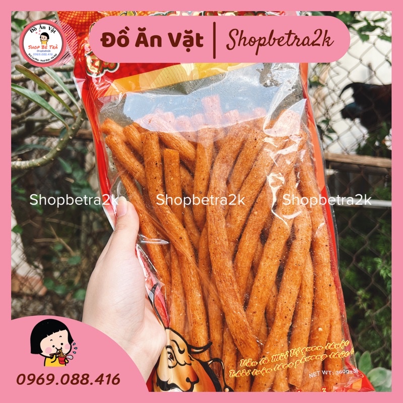 Gói snack đuôi bò siêu to khổng lồ