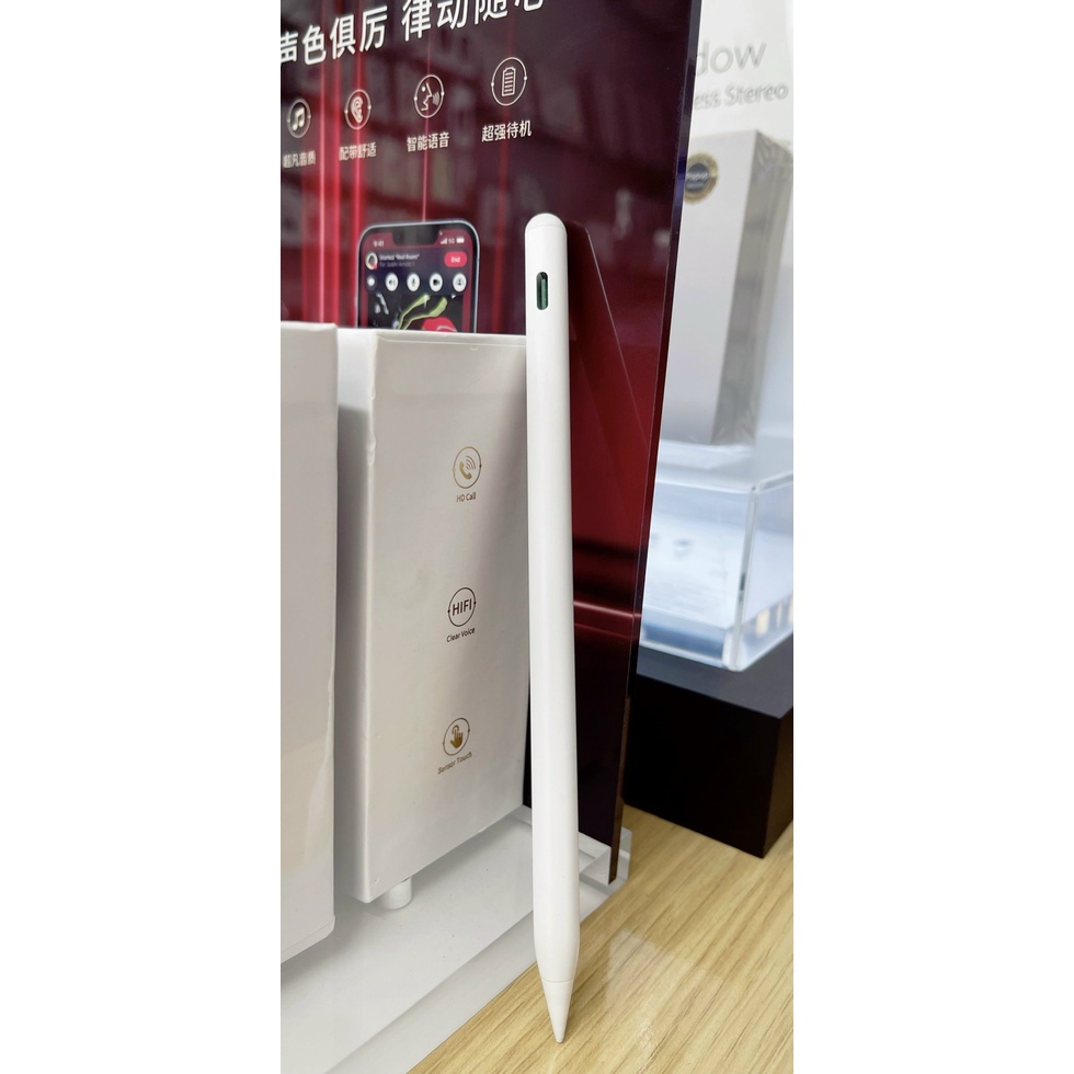 Bút Cảm Ứng Wiwu Pencil Pro Max Cho Máy Tính Bảng Pro 11 inch , Air 4 , Air 5 , M1 , M2 Chống Tỳ Tay - Hàng Chính Hãng