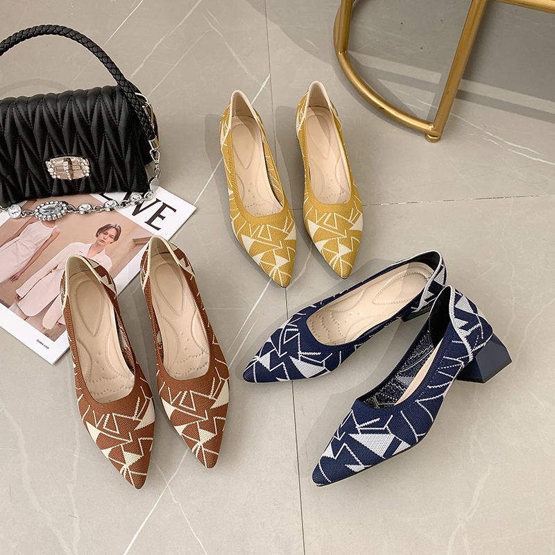 Giày Cao Gót Nữ Mũi Nhọn Thời Trang Thanh Lịch