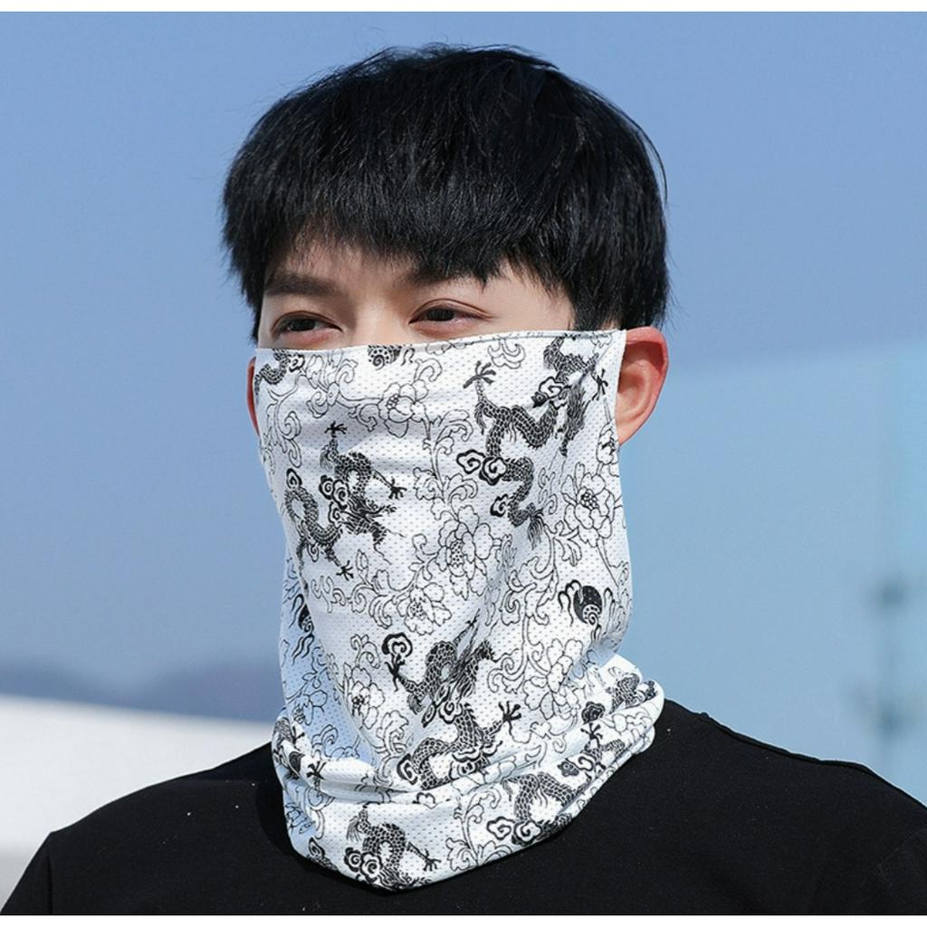 Khẩu trang che cổ, khăn ống đa năng vải thông hơi điều hòa thoáng khí chống nắng thời trang phong cách