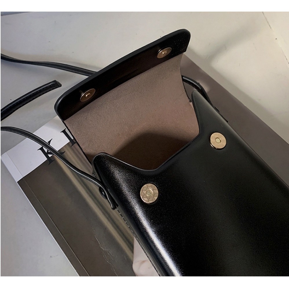 Túi đeo chéo nam nữ mini chất liệu da xịn cứng cáp túi đựng điện thoại thời trang Hàn Quốc