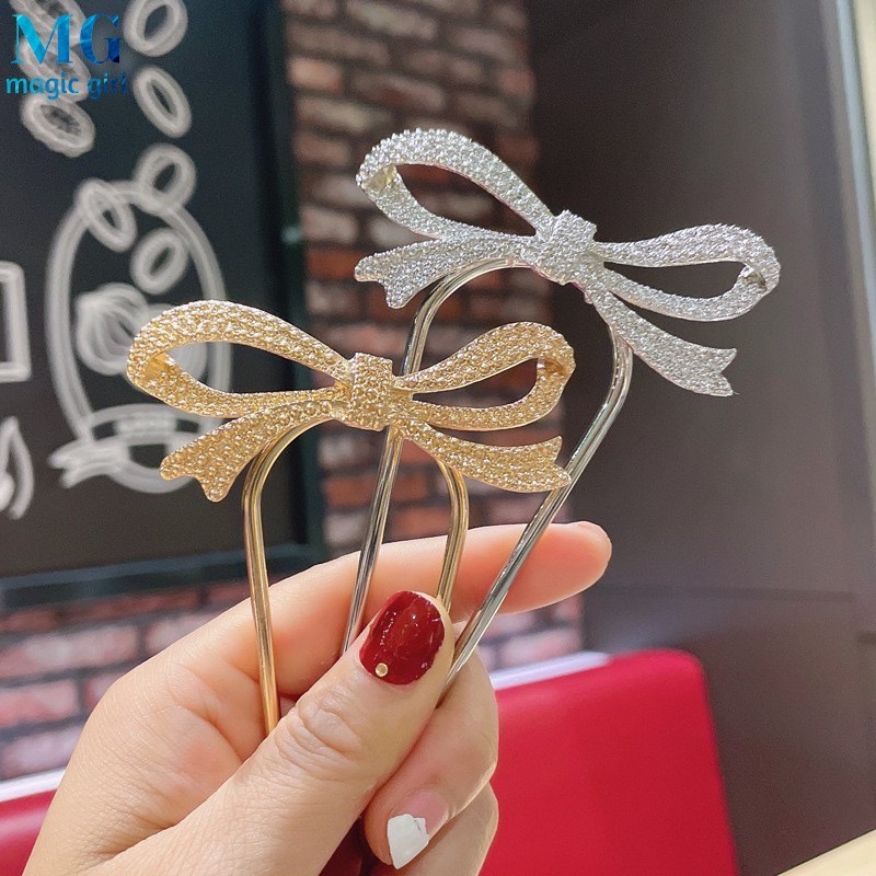 Trâm chữ u gắn nơ