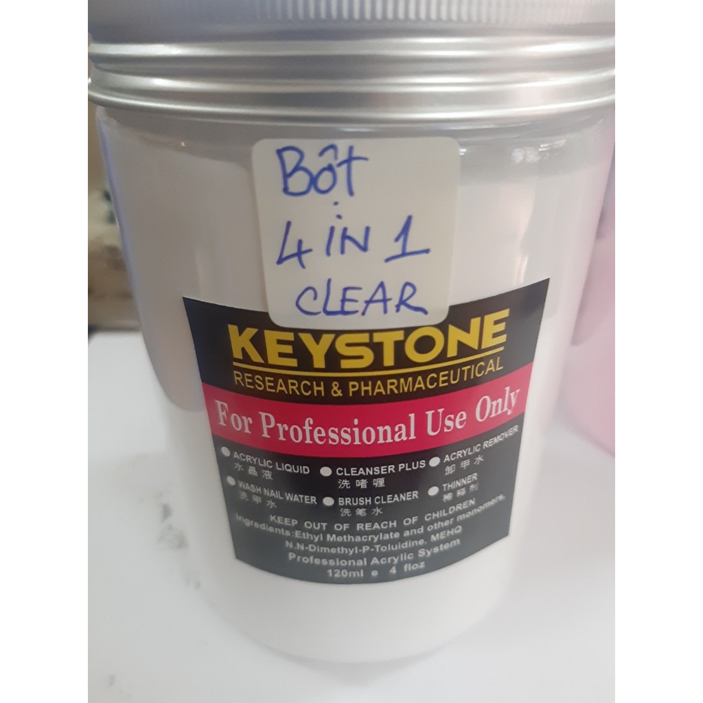 " Hàng chất lượng siêu phẩm " Bột Mỹ Keystone 4 in 1 . làm hoa , nhúng , đắp ,ombre – 500 gram 3 màu.