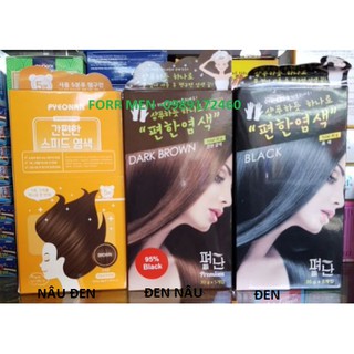 Gội khô nhuộm thảo dược Pyeonan HÀN QUỐC - HỘP 5 GÓI