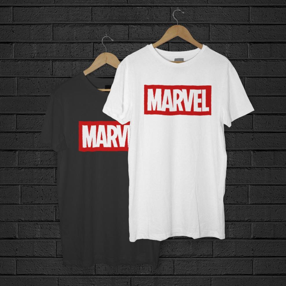 SALE- Combo 2 Áo Marvel - Áo Thun In Hình Chữ Marvel - giá siêu tốt