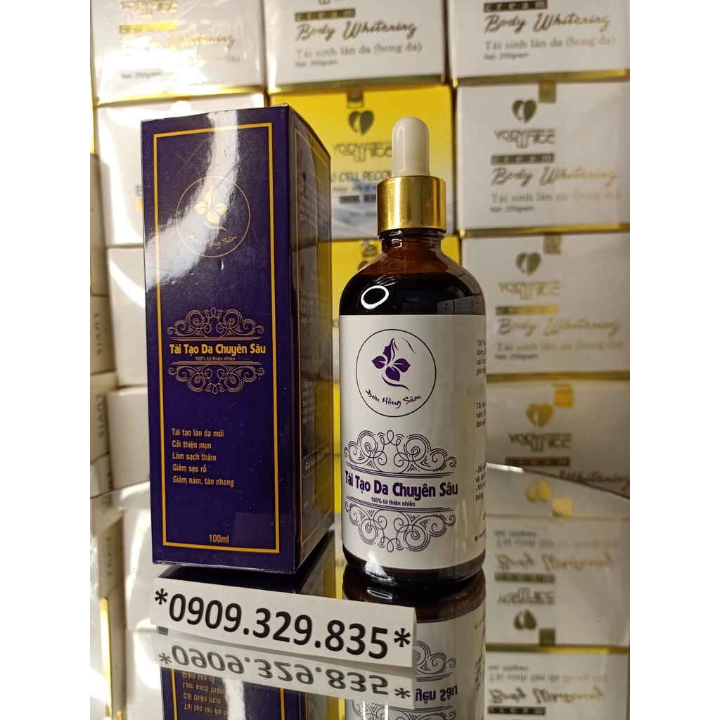 TÁI TẠO DA ĐƠN HỒNG SÂM 100 ML - SẠCH MỤN THÂM NÁM TÀN NHANG