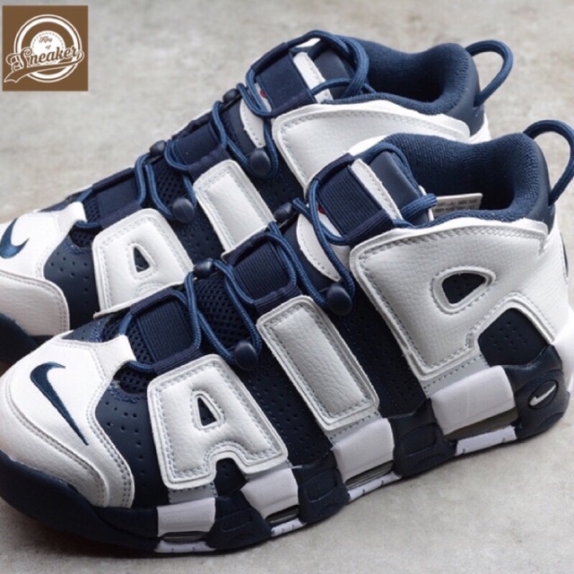 NEW- | Bán Chạy | Giầy thể thao AIR Uptempo olympics xanh chữ trắng thời trang KHO Xịn Nhẩt 2021 $ ˇ