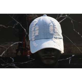 Mũ lưỡi trai, nón kết Unisex jeans rách cực chất - JEANSHNGA28