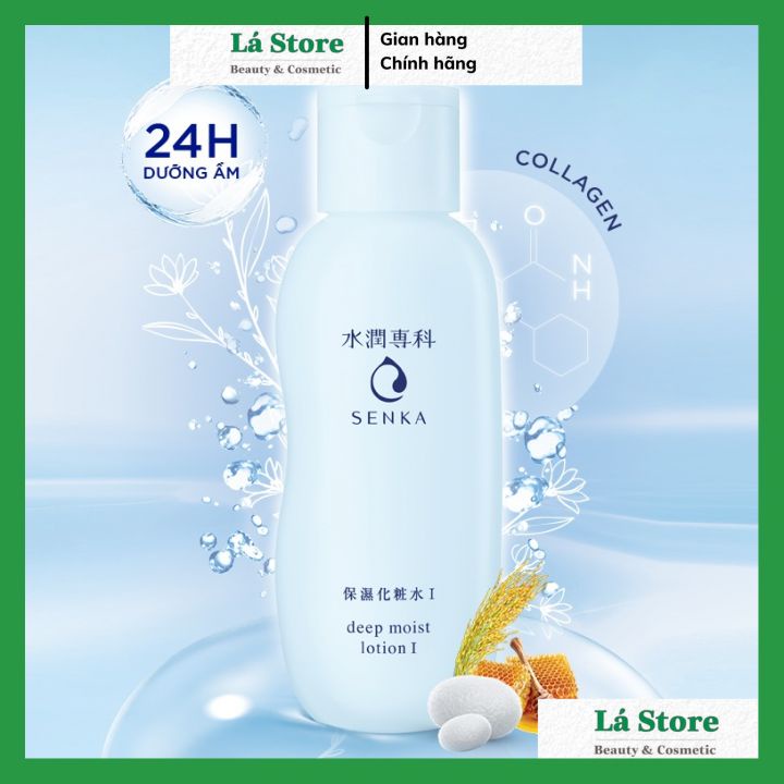 Nước Hoa Hồng Cân Bằng và Dưỡng Ẩm Chuyên Sâu Senka Deep Moist Lotion 200ml