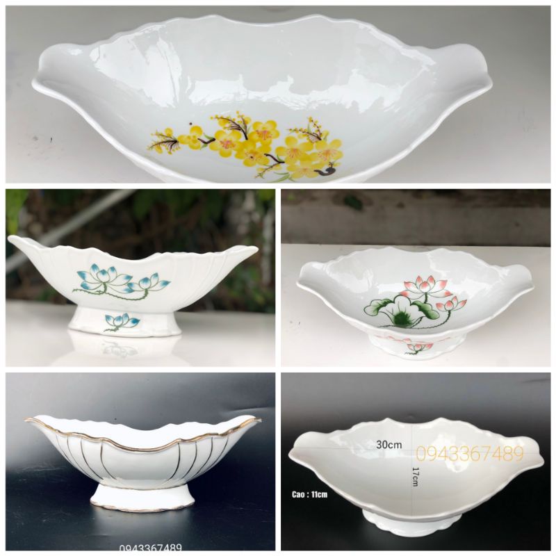 Bát bày cả con gà cúng. Hàng sứ Bát Tràng