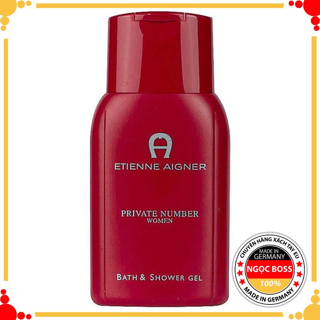 💎 [CHÍNH HÃNG] Sữa Tắm A đỏ Etienne Aigner Private Number Women, 250 ml 💧