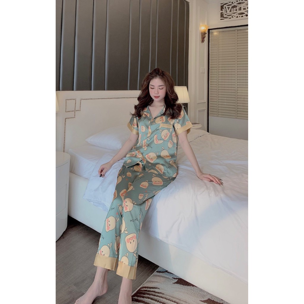 [FREE SHIP] Pijama Cộc Dài Hoạ Tiết Mát Lịm [HÀNG SIÊU ĐẸP] | BigBuy360 - bigbuy360.vn