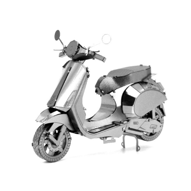 Mô hình 3D kim loại chưa lắp ráp mô phỏng xe Vespa 125, cực đẹp