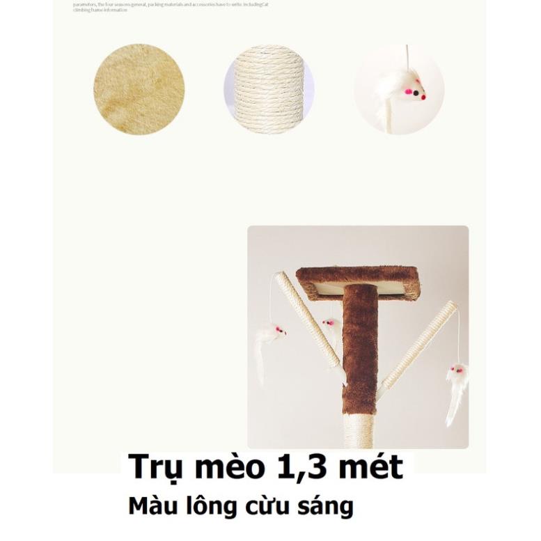Nhà cây cho mèo Cat Tree - trụ mèo Cao 1m30
