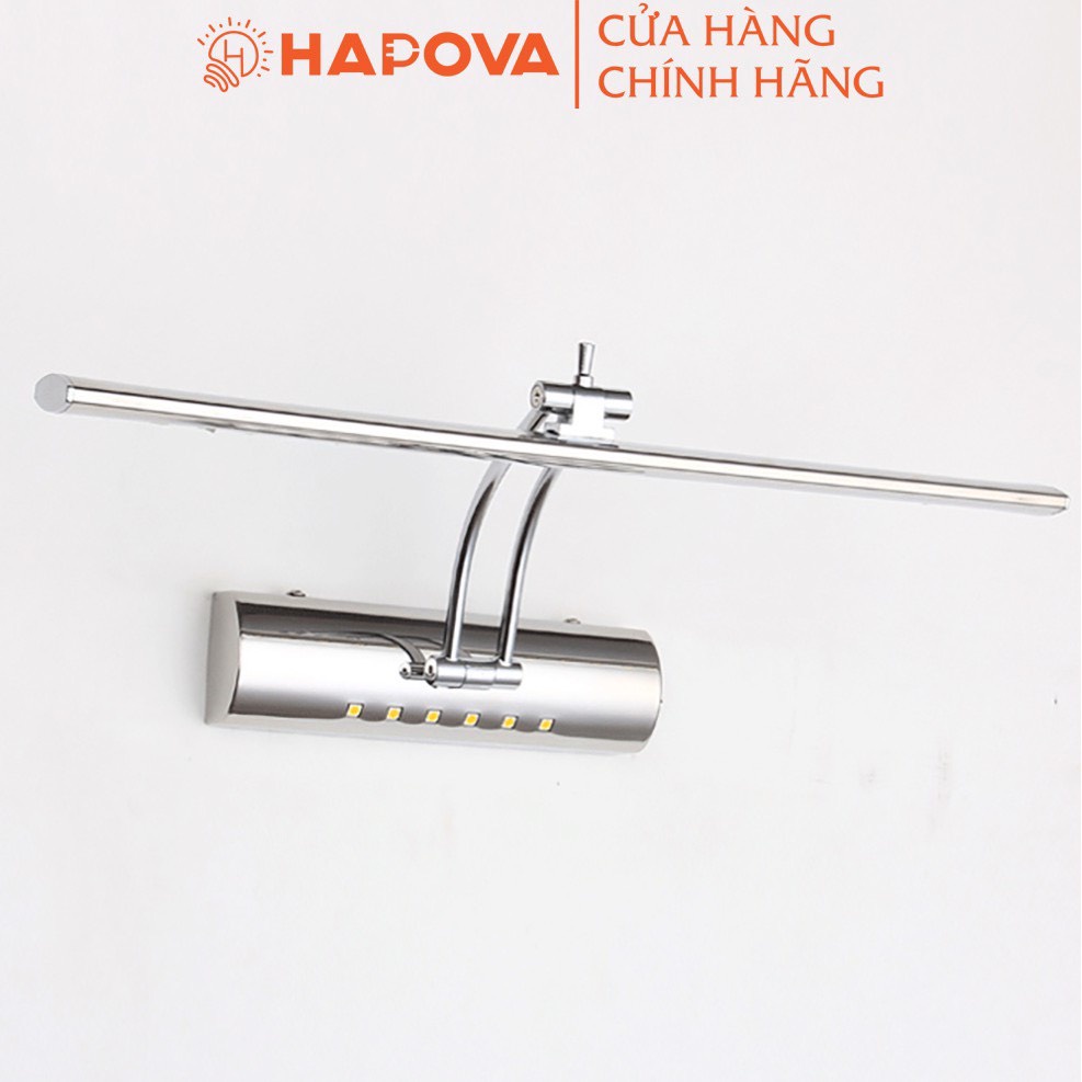 Đèn soi tranh, đèn chiếu tranh HAPOVA inox ST 7048 cỡ 40cm, 60cm