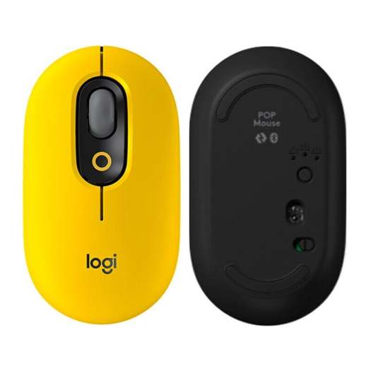 Chuột không dây bluetooth Logitech POP Mouse, SilentTouch giảm ồn - Hàng chính hãng