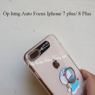Ốp Auto Focus Iphone 7 plus/ 8 Plus - Không ố vàng + Bảo vệ Camera