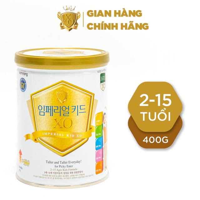 [Mã 267FMCGSALE giảm 8% đơn 500K] Sữa XO Kid 400g Namyang Hàn Quốc