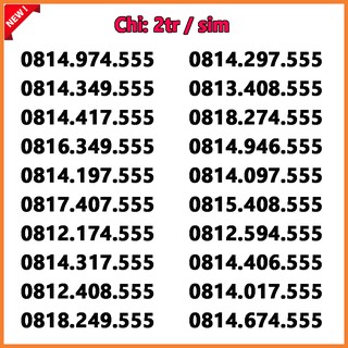 Sim số đẹp Vinaphone đồng giá 2000k