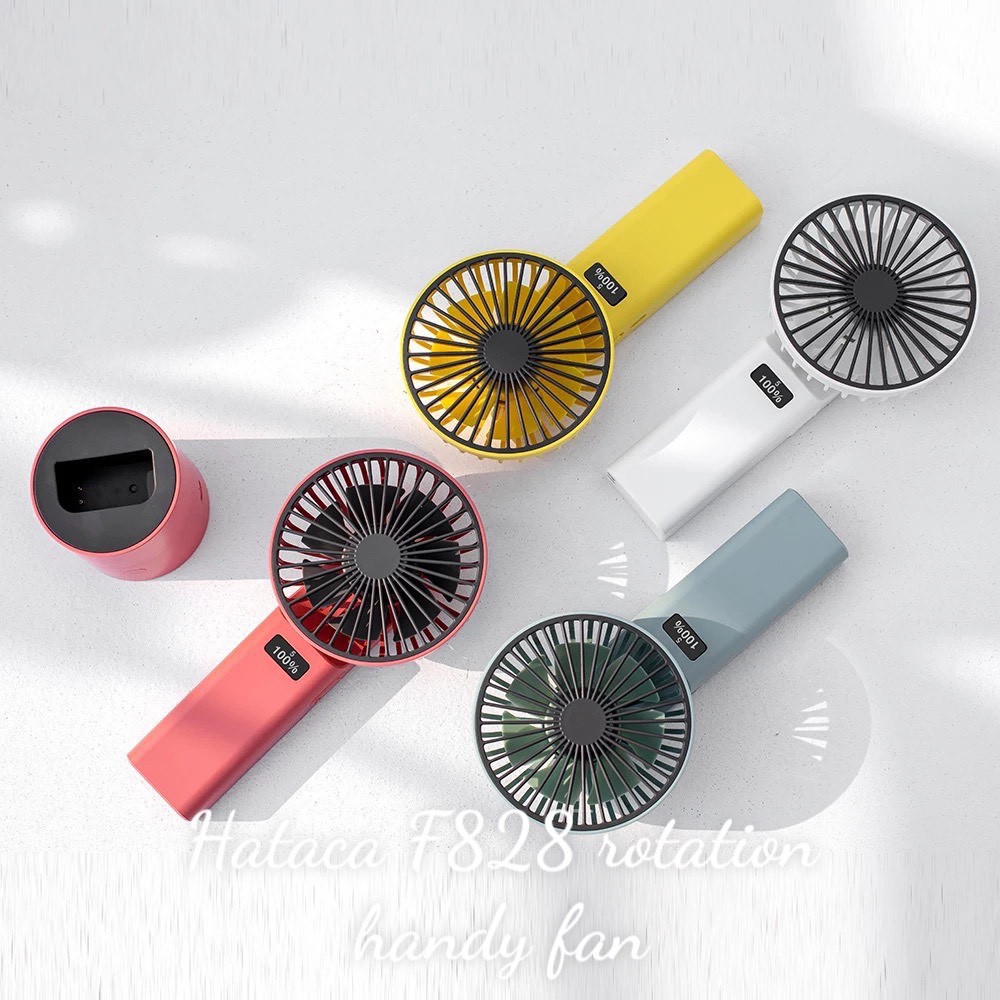 Quạt mini sạc pin Hataca F828 Handy fan