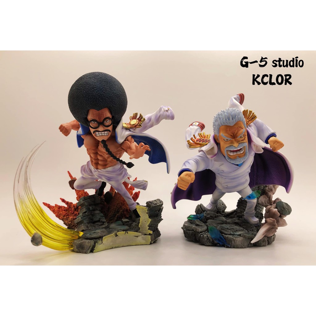 Mô hình One Piece Resin chính hãng - Grap & Sengoku G5 Studio