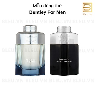 Mẫu dùng thử nước hoa nam Bentley Azure - Bentley Black Edition