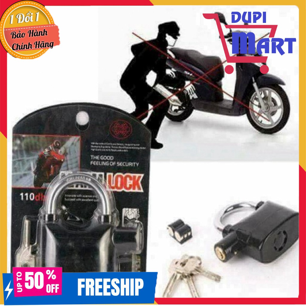 Khóa Chống Trộm Kinbar Có Chuông Báo Động - DupiMart