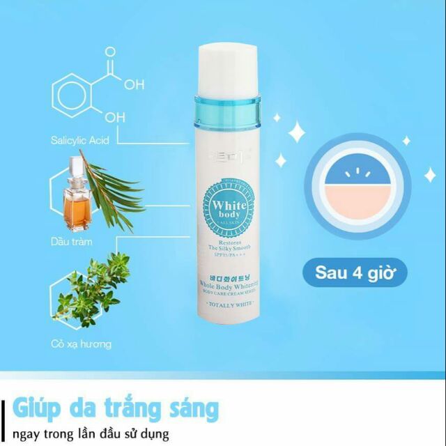 Kem duỡng trắng da whitebody SPF 35 hàn quốc [Siêu thị sv]
