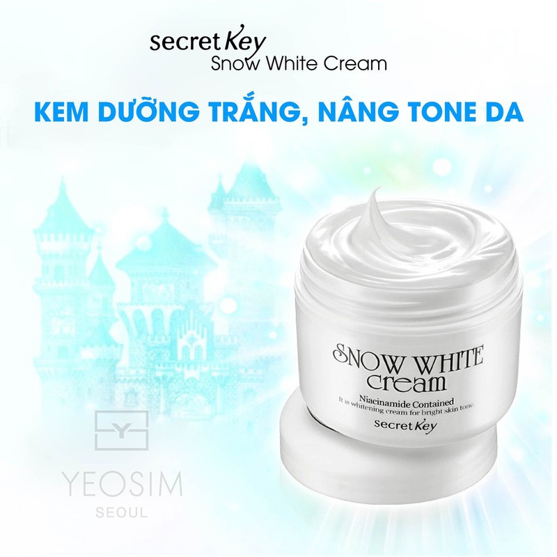 Kem Dưỡng Trắng Da Secret Key Snow White Cream 50g