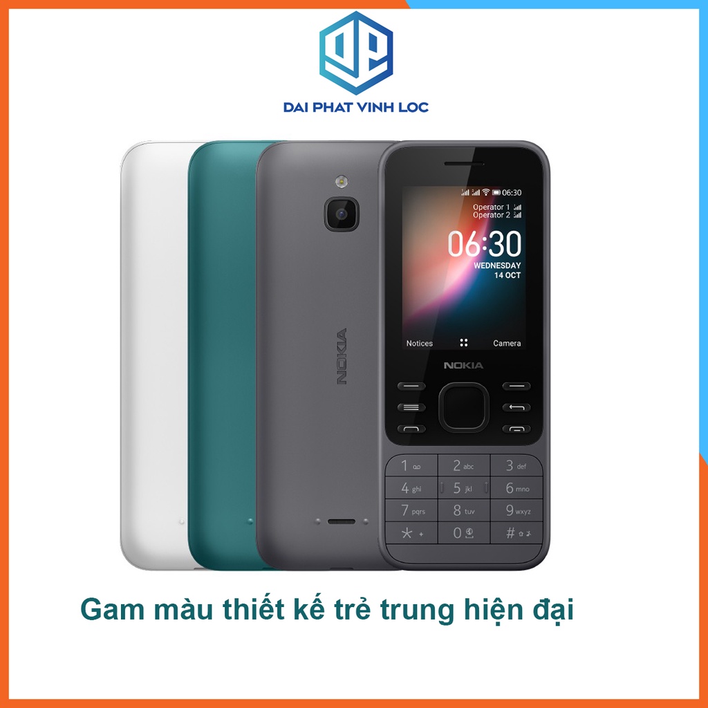 Điện Thoại Nokia 6300 4G 2 Sim Pin Khủng Siêu Bền Loa To Rẻ Trẻ Đẹp Nghe Gọi Phổ Thông Nhỏ Gọn Full Box Đại Phát | BigBuy360 - bigbuy360.vn