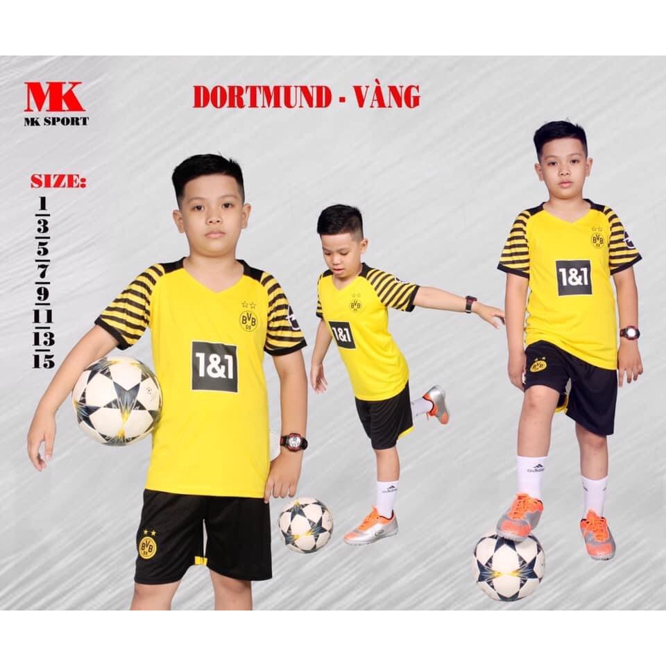 Bộ đá banh thể thao Dortmund áo vàng,quần đen size .Người lớn mới 2021-2022 có size XXL.2XL | BigBuy360 - bigbuy360.vn