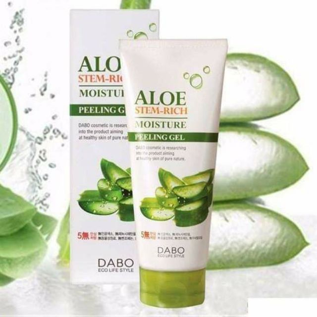 TẨY DA CHẾT DƯỠNG ẨM DABO ALOE STEM-RICH MOISTURE PEELING GEL