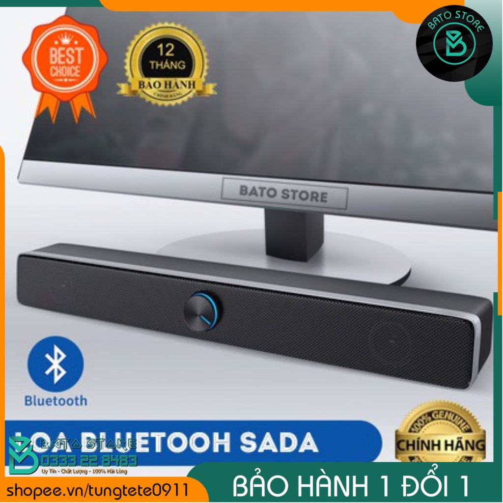 (BẢN BLUETOOTH) Loa Bluetooth SADA V-193 Cao Cấp SUPER BASS Âm Thanh Vòm 6D Phiên Bản Đặc Biệt Âm Thanh Cực Nét