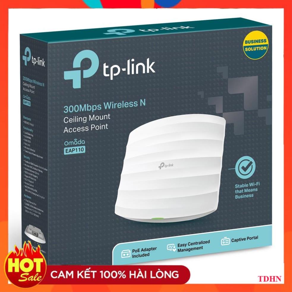 [Hãng] Access Point gắn trần Wi-Fi chuẩn N tốc độ 300Mbps EAP110